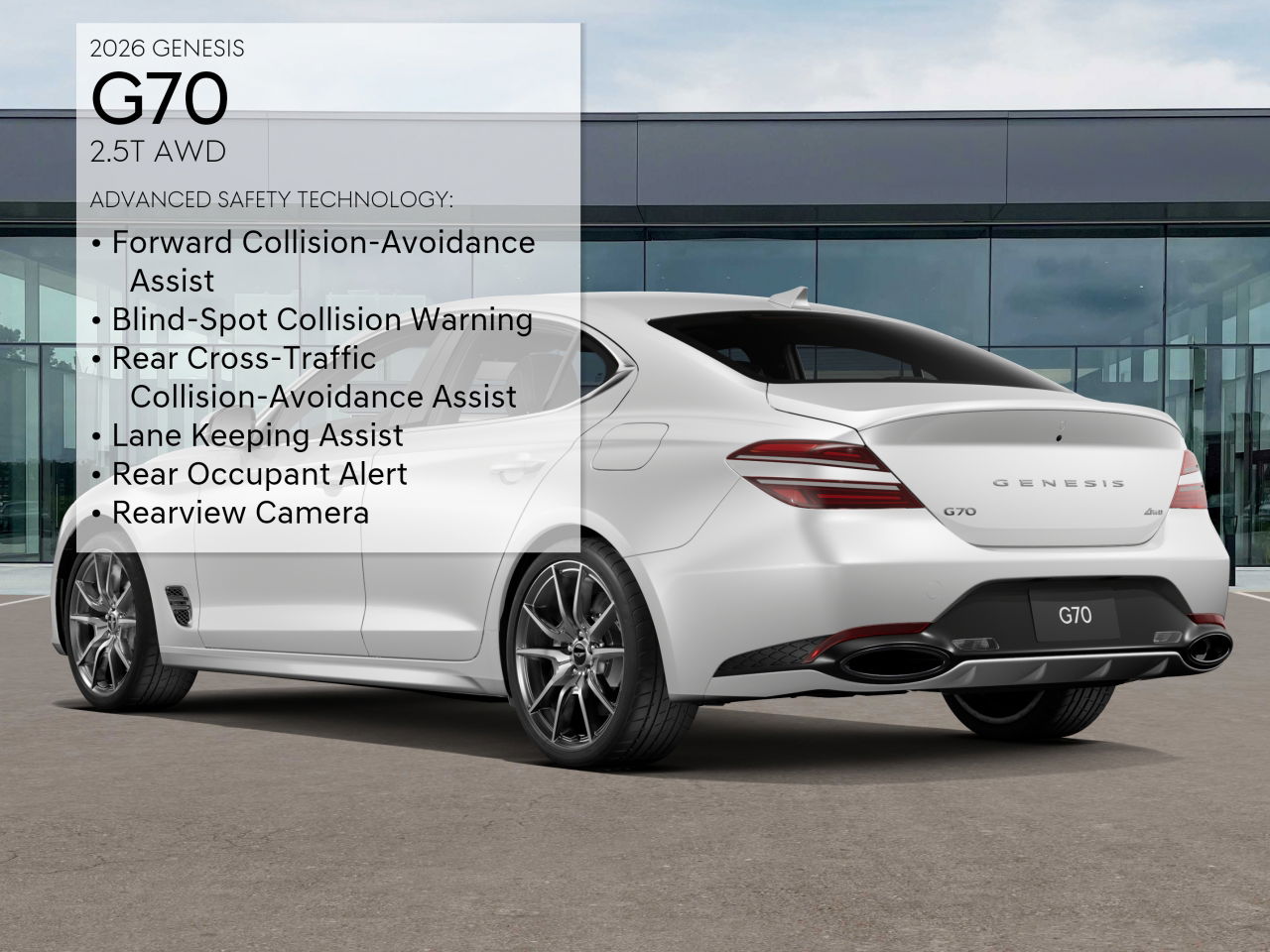 2026 Genesis G70 2.5T AWD photo 7