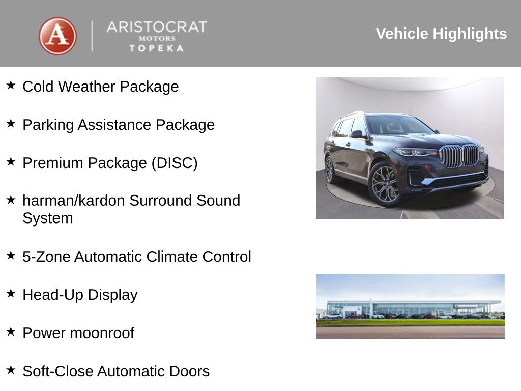 Used 2021 BMW X7 40i with VIN 5UXCW2C07M9F13879 for sale in Kansas City