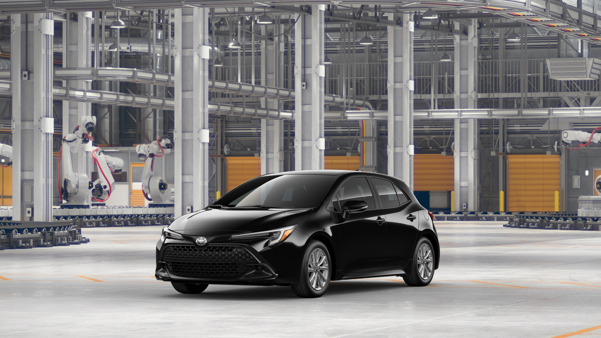 New 2025 Midnight Black Metallic Toyota SE image 1