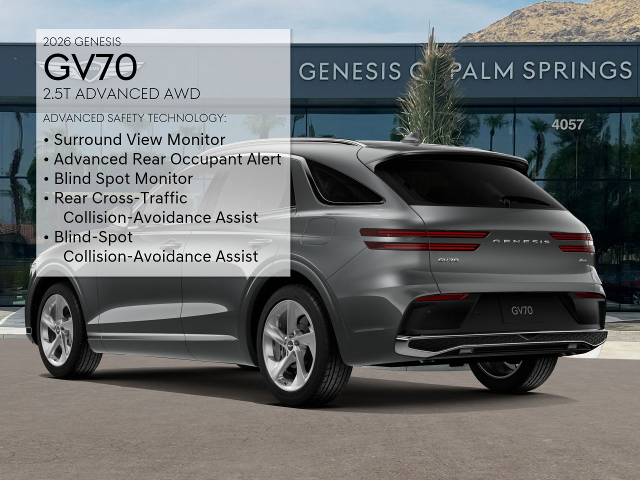 2026 Genesis GV70 2.5T Advanced photo 5