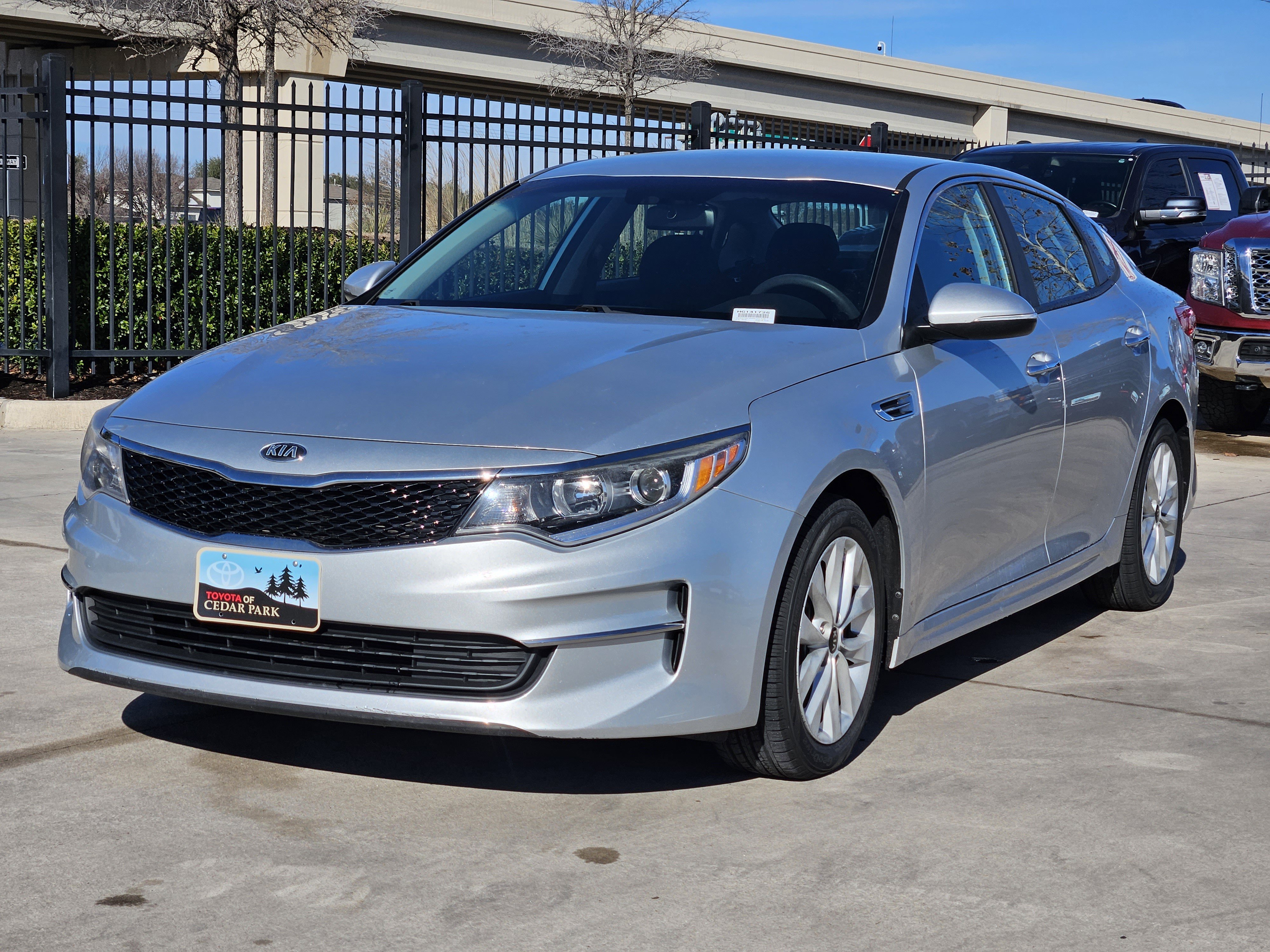 Used 2017 Kia Optima LX with VIN 5XXGT4L35HG141725 for sale in Leander, TX