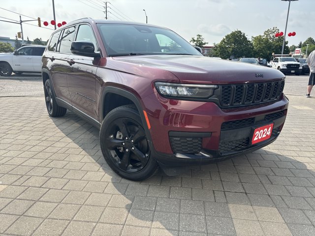 Used 2024 Velvet Red Pearl Jeep Altitude image 1