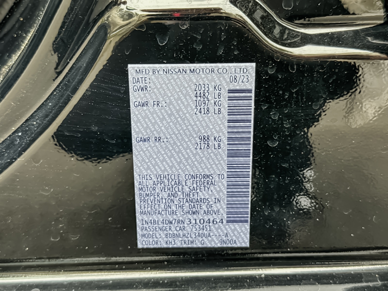 2024 Nissan Altima 2.5 SV photo 26