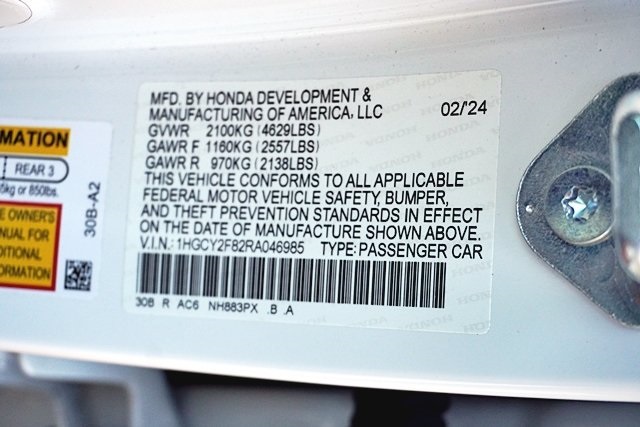 Used 2024 White Honda Touring image 33