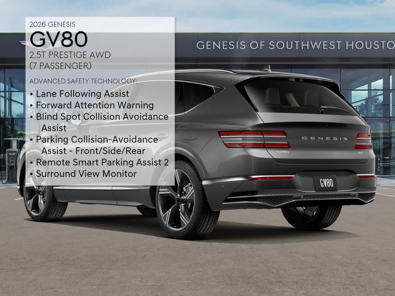 2026 Genesis GV80 2.5T Prestige AWD photo 3