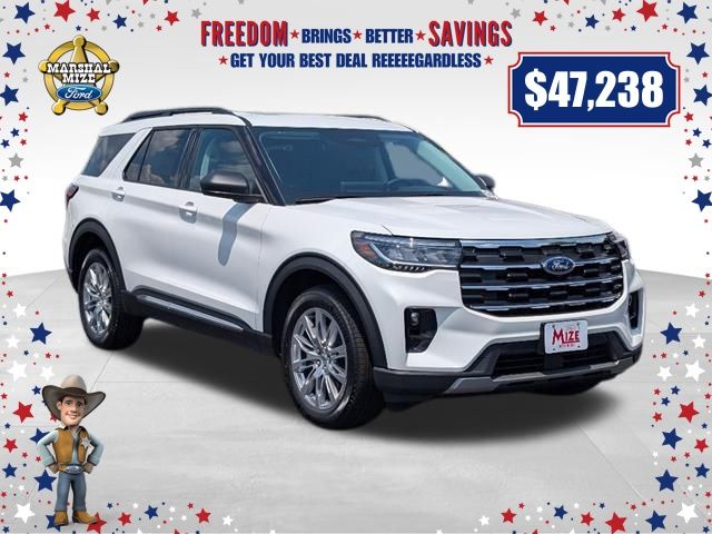 New 2025 Star White Metallic Tri-Coat Ford Active image 1