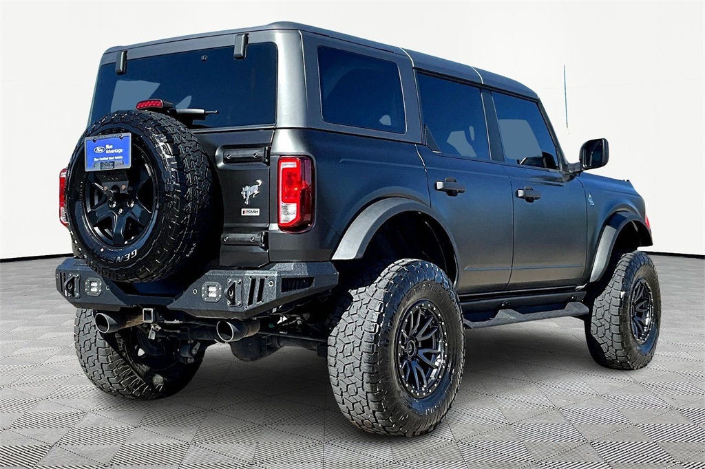 Used 2023 Ford Bronco 4-Door Black Diamond with VIN 1FMEE5BP9PLB74393 for sale in Kansas City