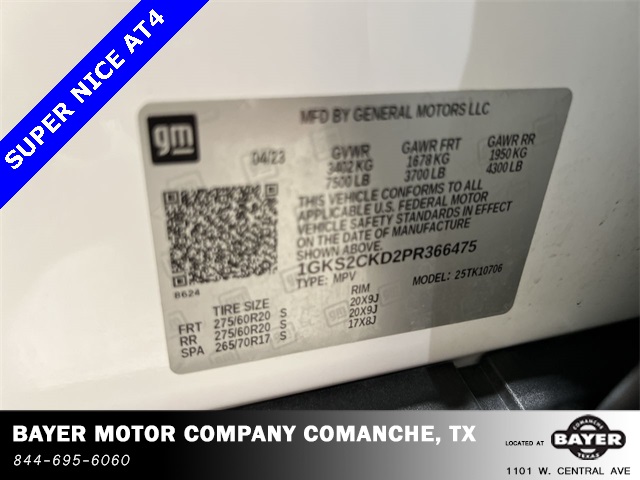 2023 Gmc Yukon AT4 photo 31
