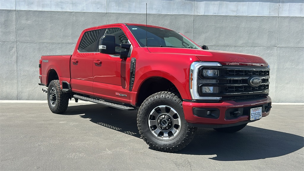 Certified Used 2024 Red Ford Lariat image 1