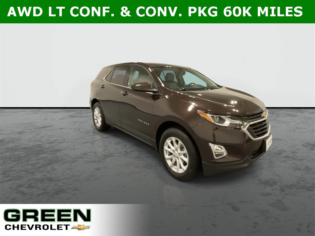 Used 2020 Chevrolet Equinox LT with VIN 2GNAXUEV3L6112757 for sale in East Moline, IL