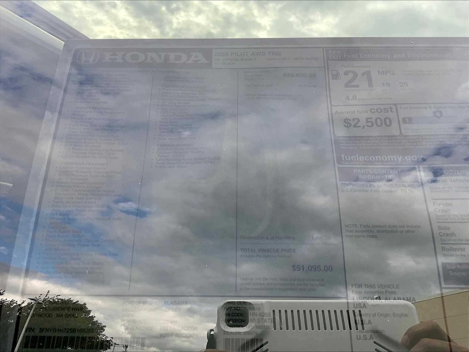 2025 Honda Pilot Touring photo 14