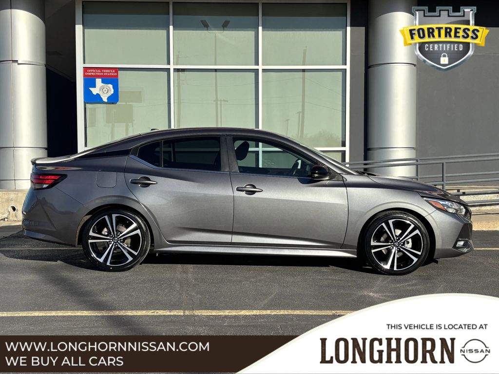 Used 2021 Nissan Sentra SR with VIN 3N1AB8DV5MY328208 for sale in Bedford, TX