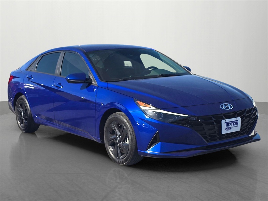 2023 Hyundai Elantra Hybrid Blue photo 3