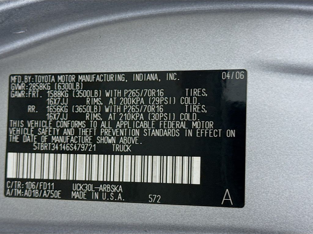 2006 Toyota Tundra SR5 photo 27