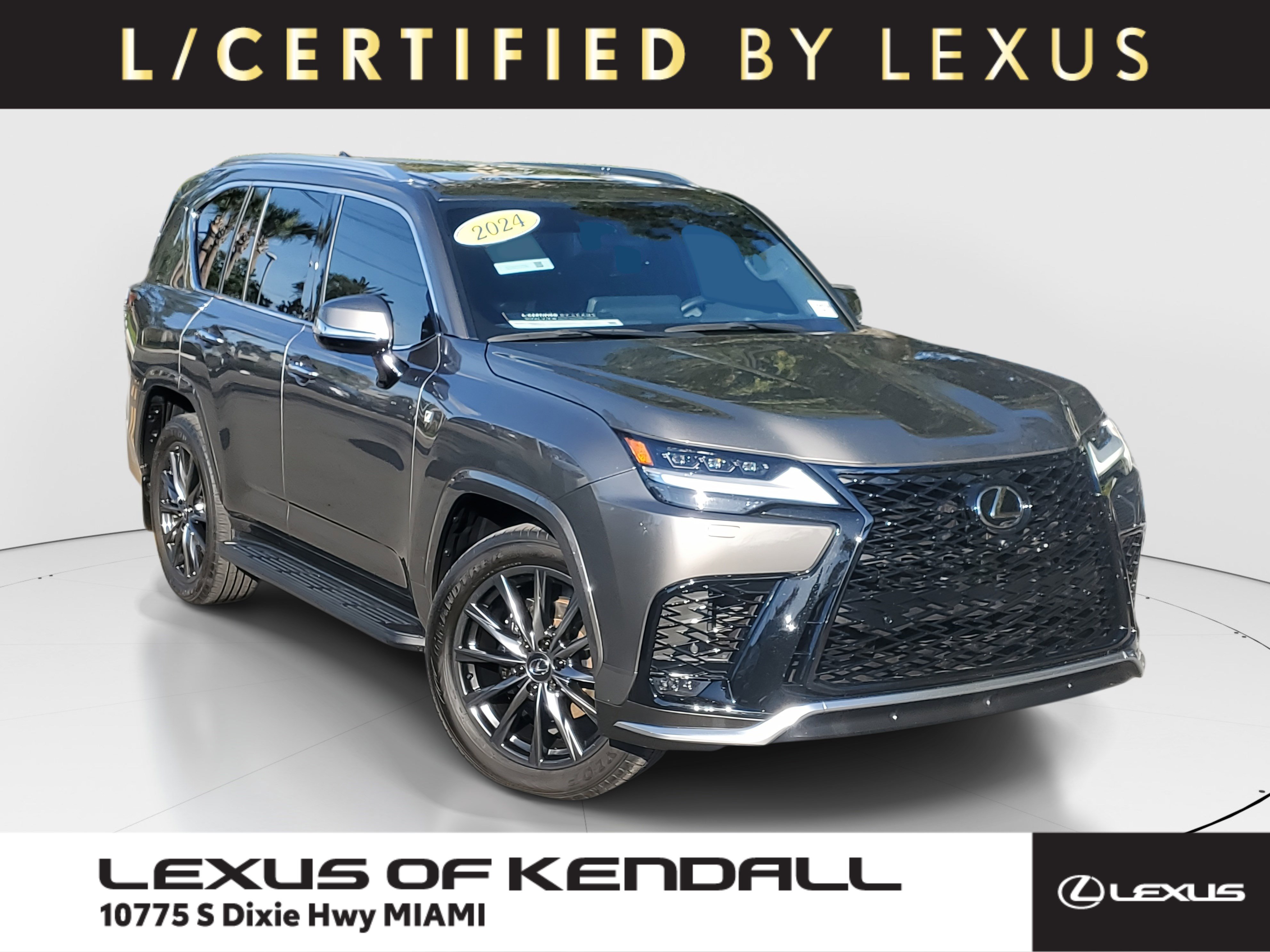 Used 2024 Lexus LX LX 600 F SPORT SUV in Miami #L99455A Kendall - Main Image
