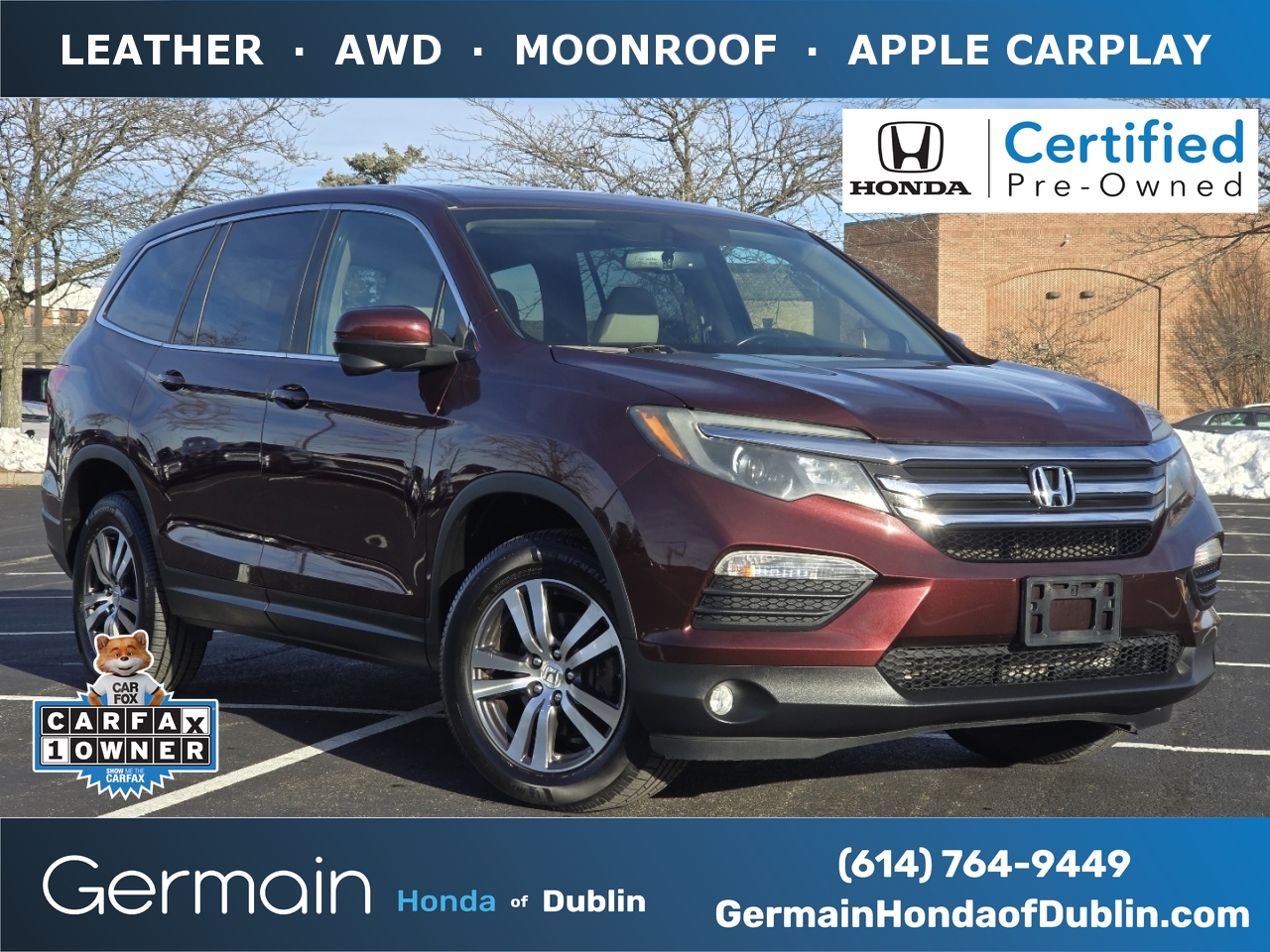 2017 Honda Pilot EX-L's photo