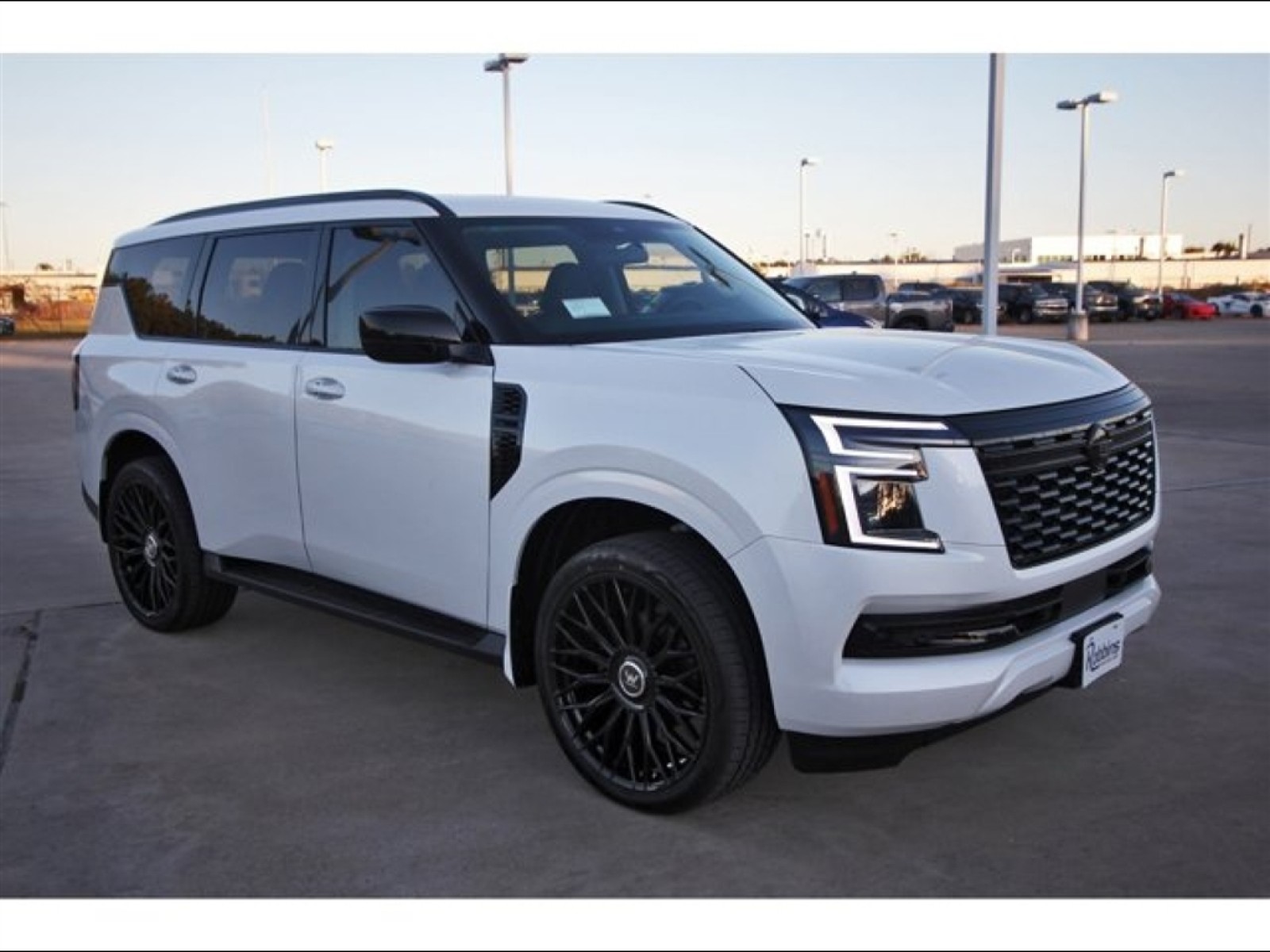 2026 Nissan Armada SV White at Robbins Nissan