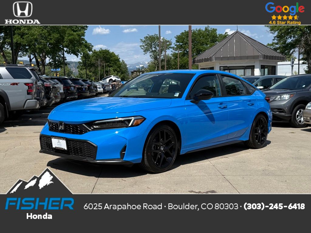 Certified Used 2025 Boost Blue Pearl Honda Sport image 1