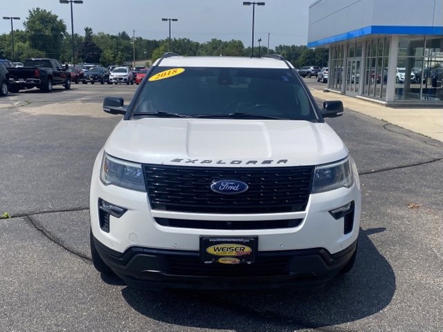 Used 2018 Ford Explorer Sport with VIN 1FM5K8GT9JGA38944 for sale in Beloit, WI