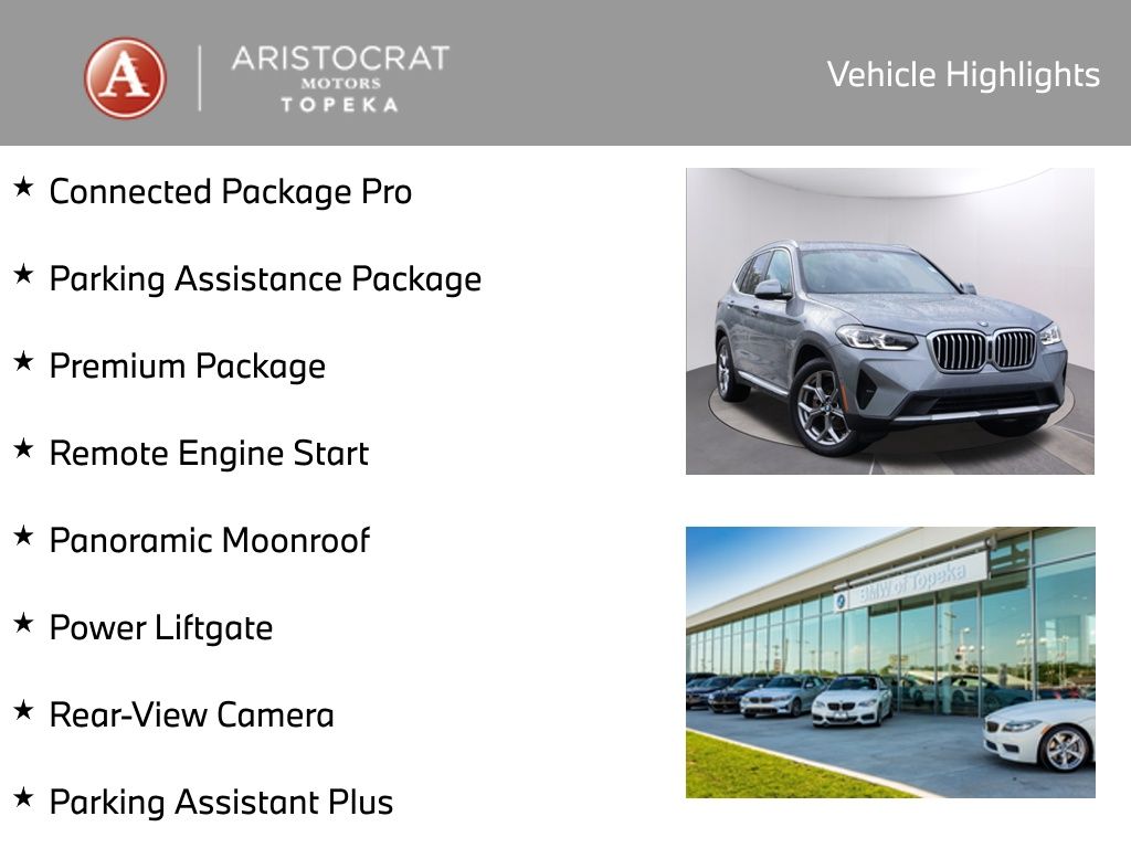 Used 2023 BMW X3 30i with VIN 5UX53DP05P9S17526 for sale in Kansas City