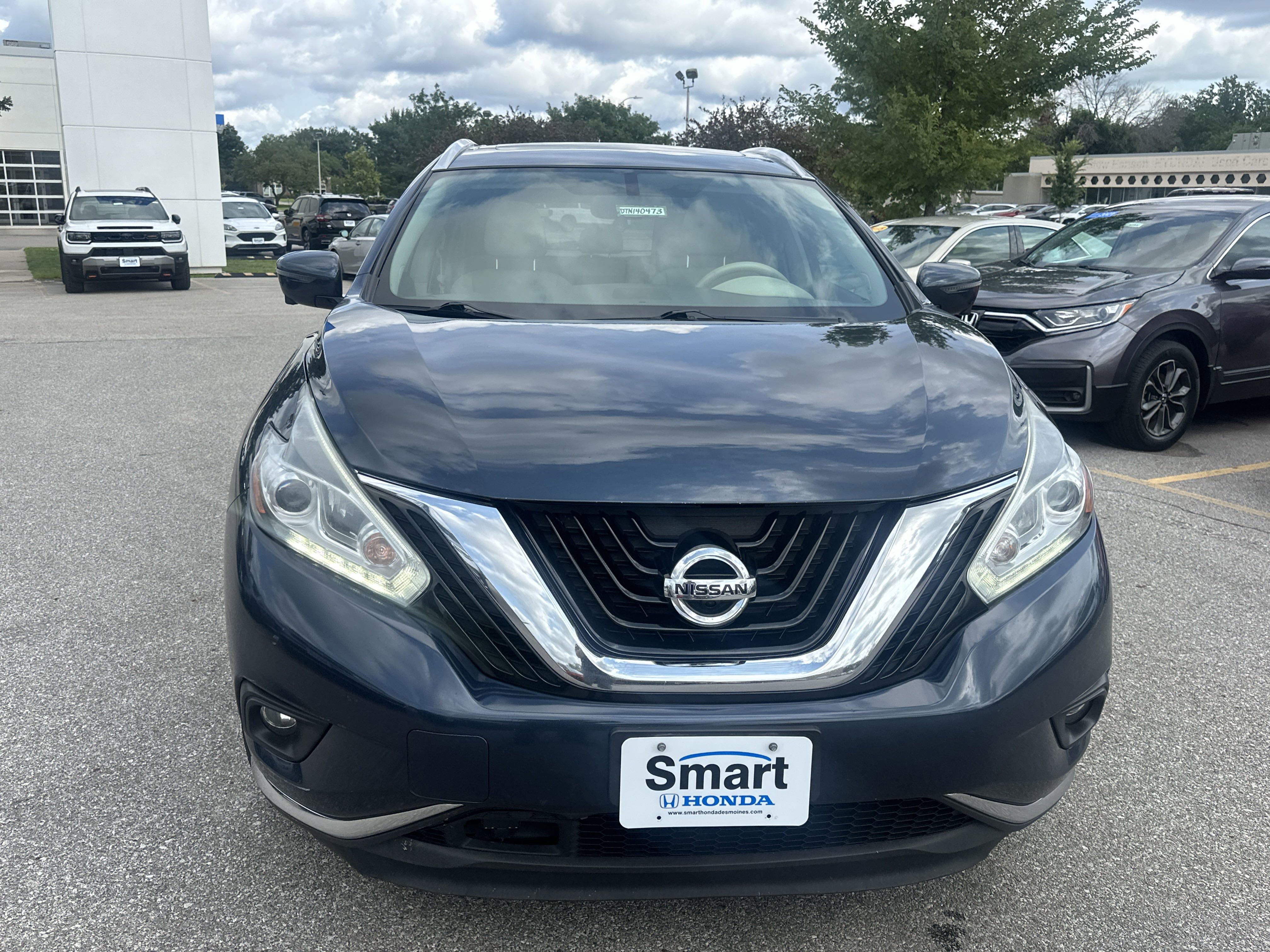 Used 2017 Nissan Murano Platinum with VIN 5N1AZ2MH6HN140473 for sale in Des Moines, IA