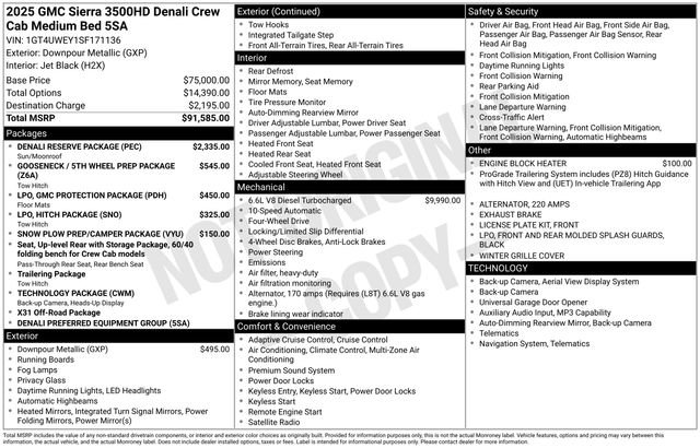 2025 GMC Sierra 3500HD Denali's photo