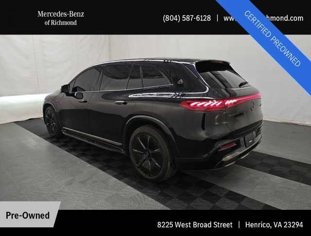 Certified 2024 Mercedes-Benz EQS SUV Base with VIN 4JGDX5FB9RA027848 for sale in Richmond, VA