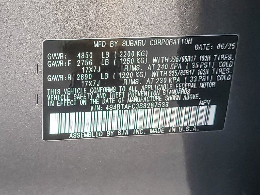 2025 SUBARU OUTBACK - Image 24