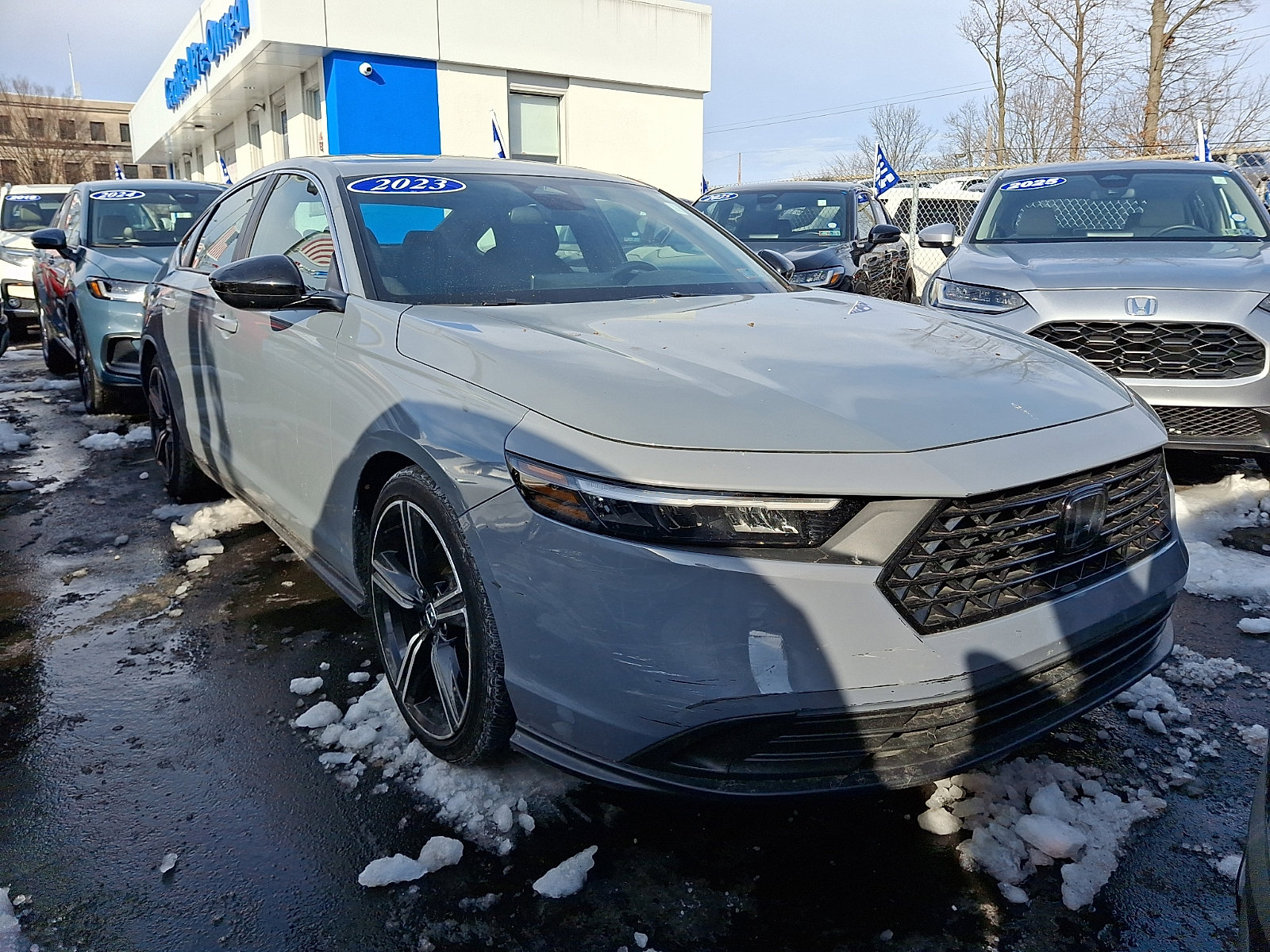 Used 2023 Honda Accord Hybrid Sport with VIN 1HGCY2F58PA011676 for sale in Northfield, Minnesota