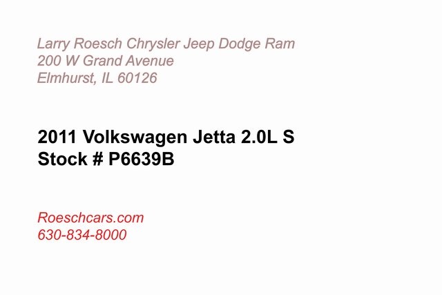 Used 2011 Volkswagen Jetta Base with VIN 3VW1K7AJ9BM029895 for sale in Elmhurst, IL