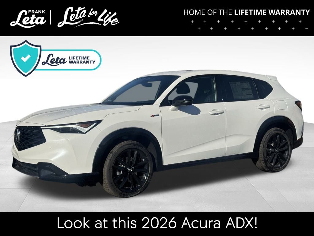 New 2026 Acura ADX w/A-Spec Advance Package 4D Sport Utility's photo