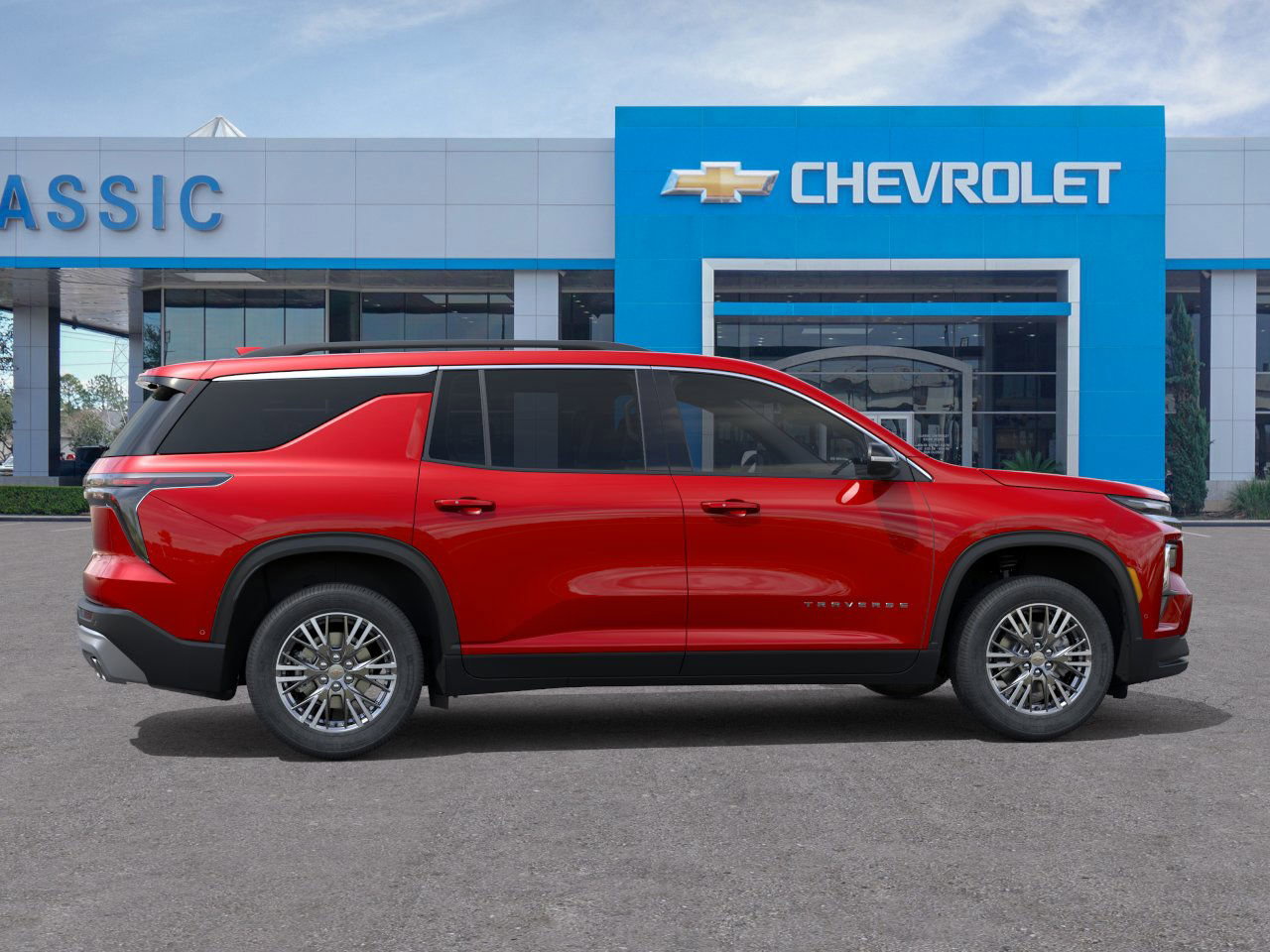 2025 Chevrolet Traverse LT Red at Robbins Nissan