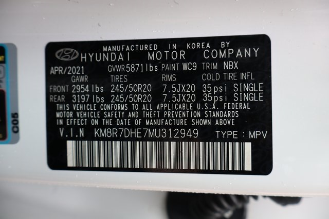 2021 Hyundai Palisade Calligraphy photo 50