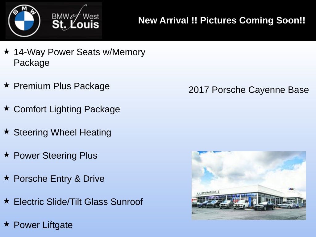 2017 Porsche Cayenne Base's photo