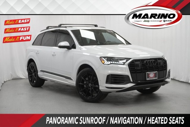PRE-OWNED 2022 AUDI Q7 55 PREMIUM PLUS QUATTRO WITH NAVIGATION