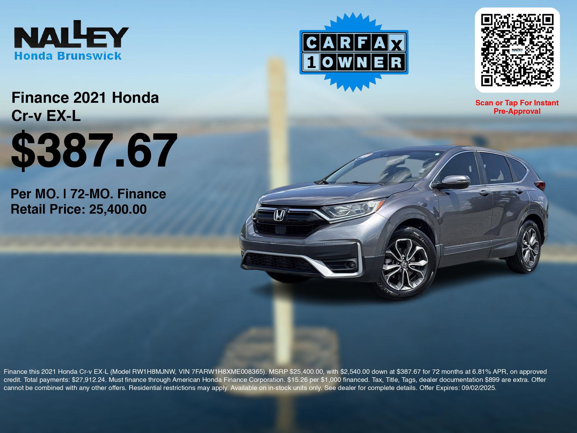 2021 Honda CR-V EX-L photo 3