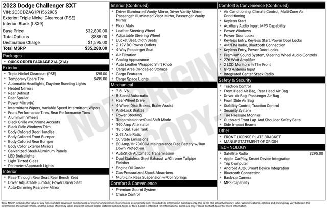 2023 Dodge Challenger SXT