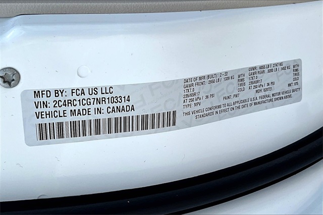 2022 Chrysler Voyager LX photo 33