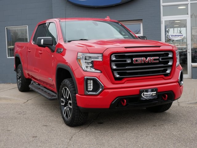 Used 2021 GMC Sierra 1500 AT4 with VIN 1GTU9EET0MZ410581 for sale in Shakopee, Minnesota