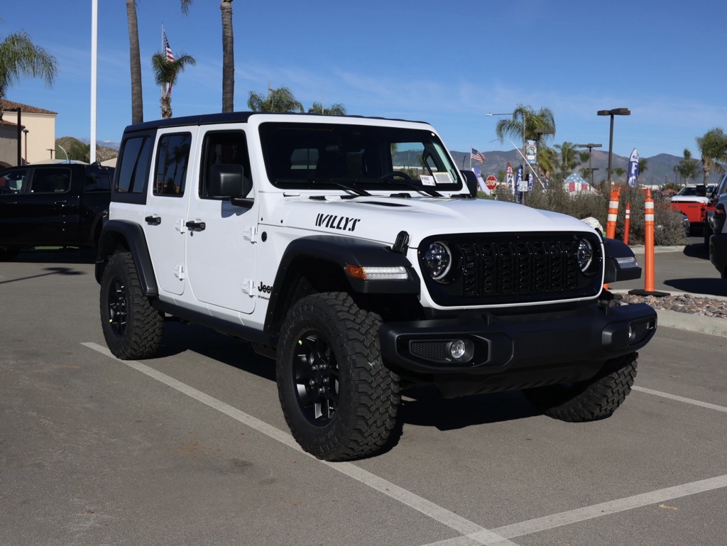 New 2026 Bright White Clear-Coat Exterior Paint Jeep Willys image 1