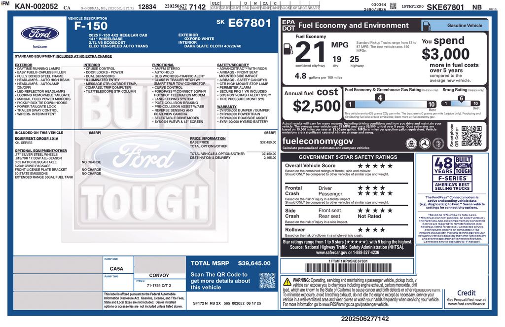 2025 Ford F-150 XL