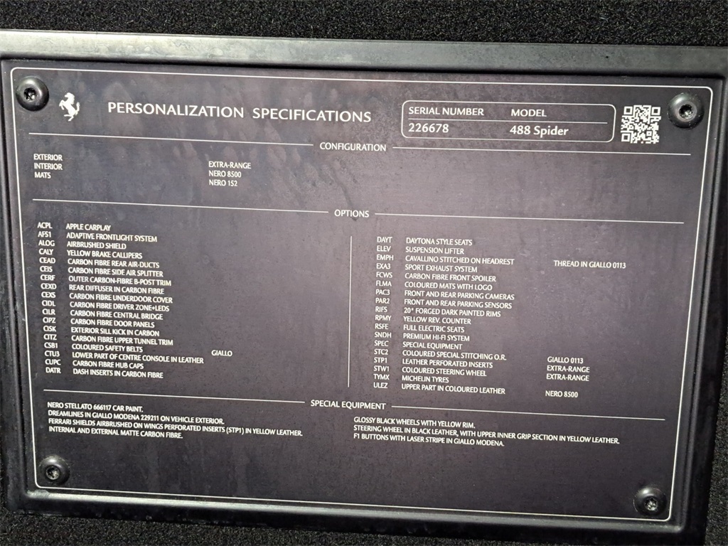 Certified Used 2017 Nero Stellato Ferrari Base image 15