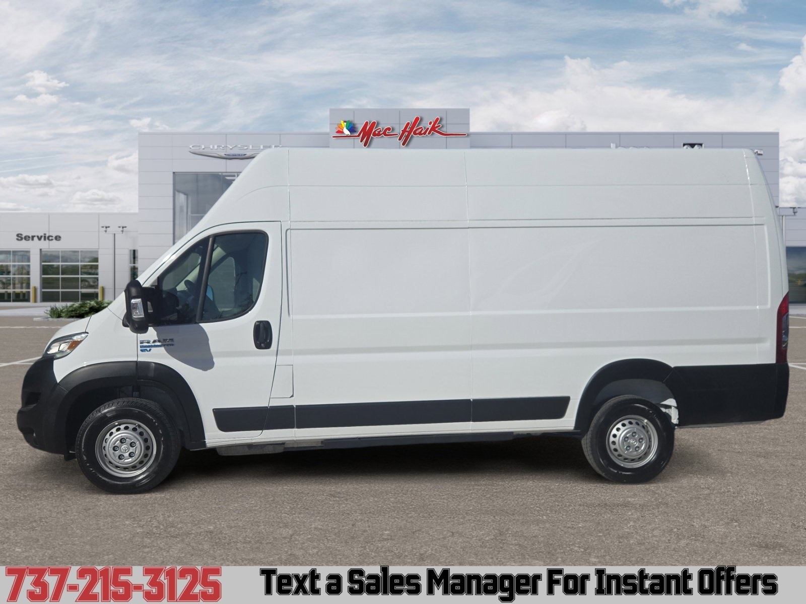 Used 2025 RAM ProMaster EV Step Van Base with VIN 3C6MRWAZ2SE533430 for sale in Georgetown, TX