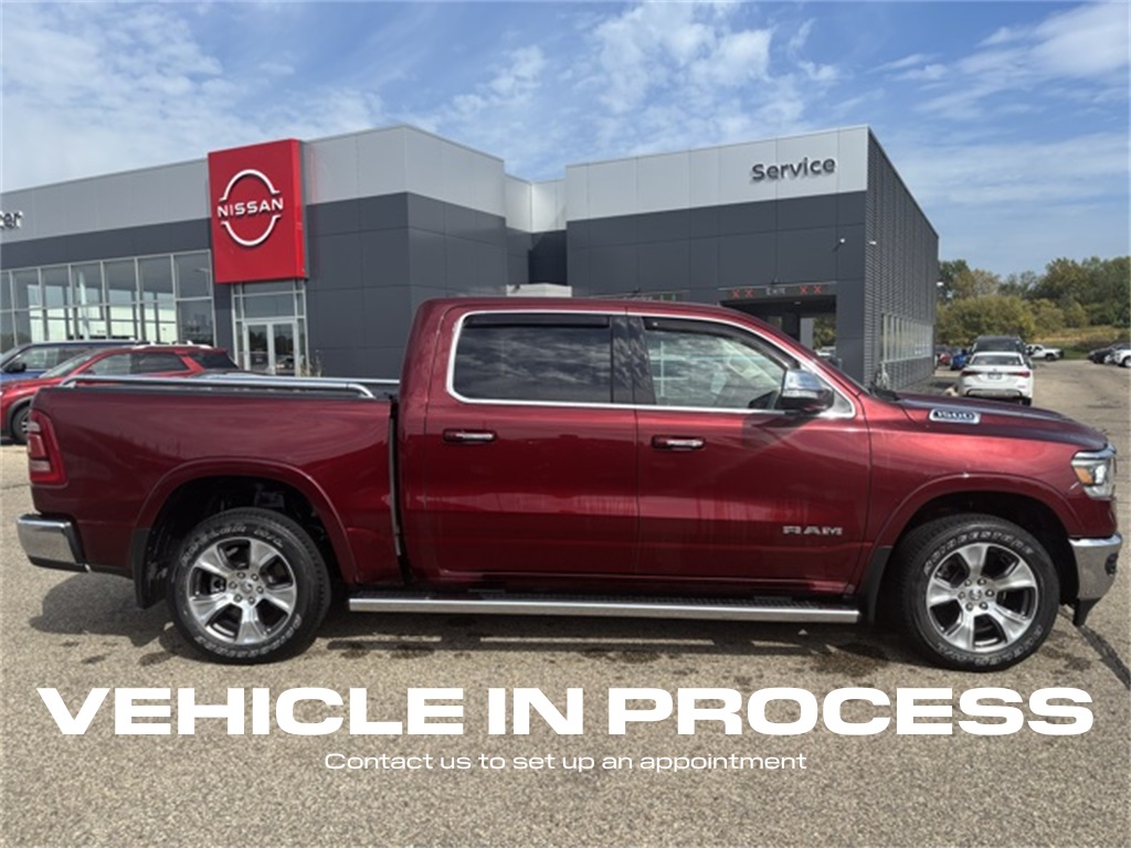 Used 2022 RAM Ram 1500 Pickup Laramie with VIN 1C6SRFJT9NN168697 for sale in Rochester, Minnesota