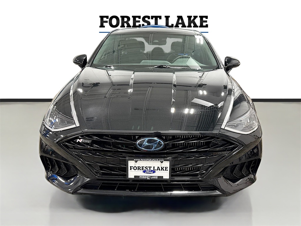 Used 2021 Hyundai Sonata N Line with VIN 5NPEK4JC3MH109321 for sale in Forest Lake, Minnesota
