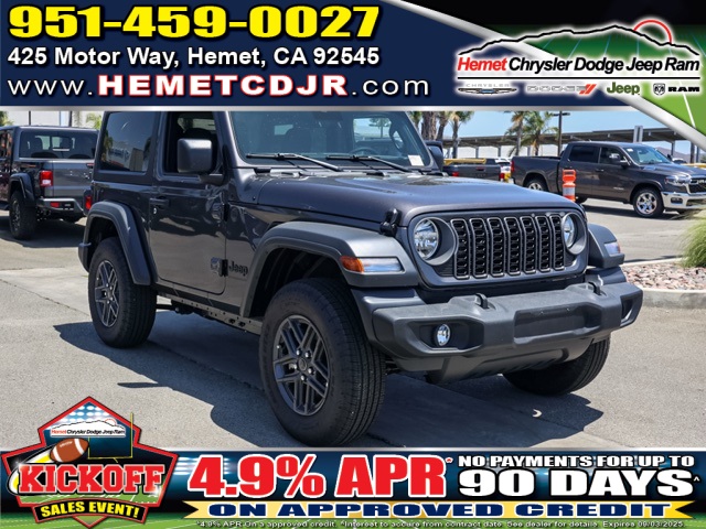 New 2025 Granite Crystal Metallic Clear-Coat Exterior Paint Jeep Sport S image 1