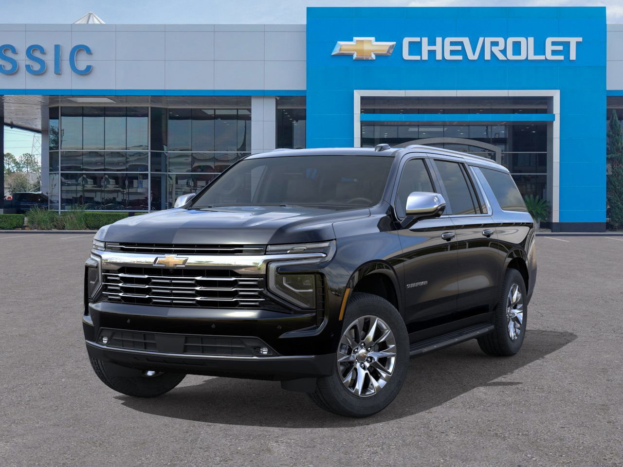 2026 Chevrolet Suburban Premier Black at Classic Elite Chevrolet Hwy 6