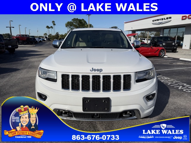 Used 2015 Jeep Grand Cherokee Overland with VIN 1C4RJFCGXFC726164 for sale in Lake Wales, FL