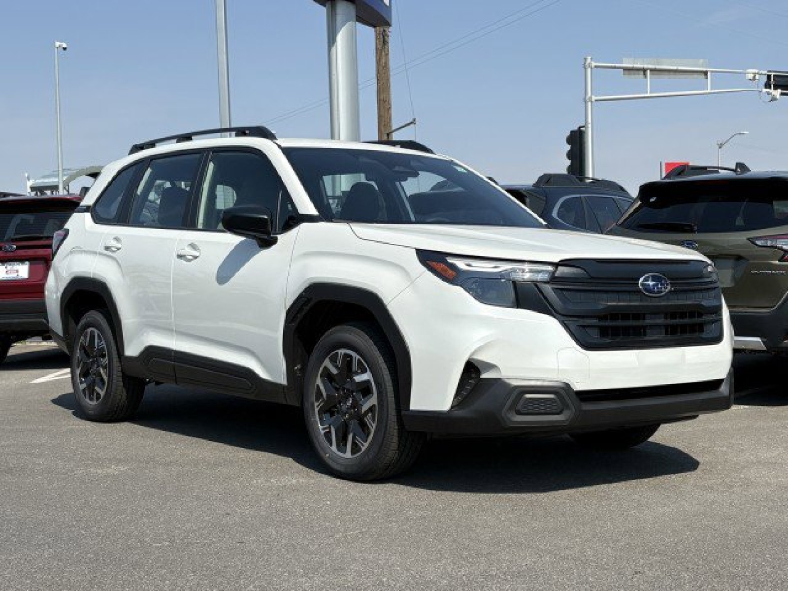 New 2025 Crystal White Pearl Subaru  image 1