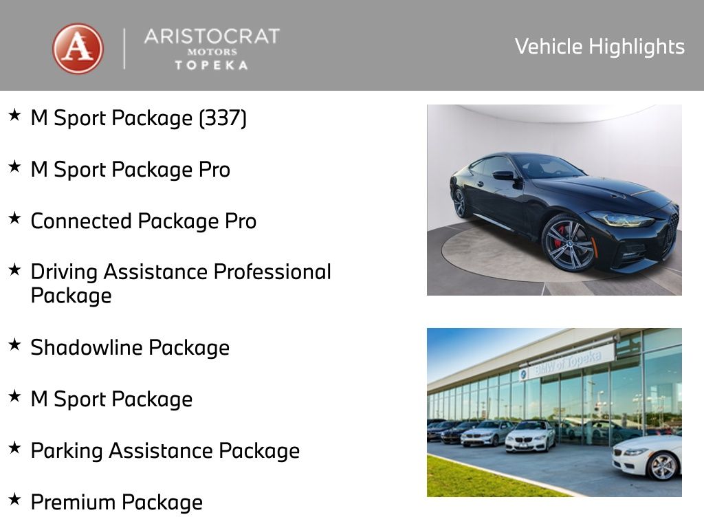 Used 2023 BMW 4 Series 430i with VIN WBA73AP0XPCM81561 for sale in Kansas City